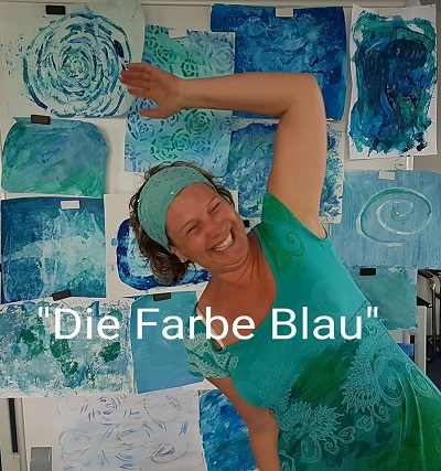 Die Farbe Blau Portrait klein